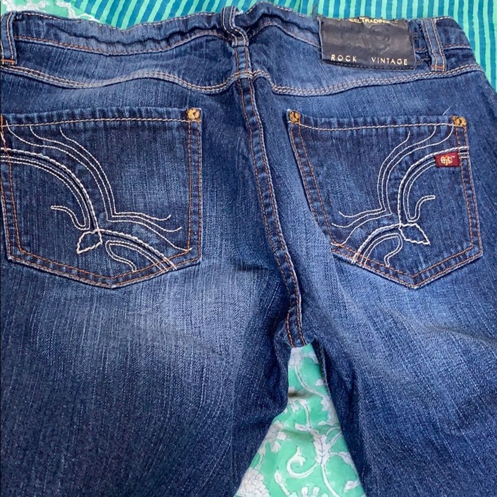 𝅺VINTAGE Women’s Bootheel Trading Co. Bootcut Jeans - Picture 8 of 9
